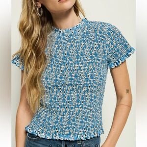 Nation LTD Evie Smocked Top